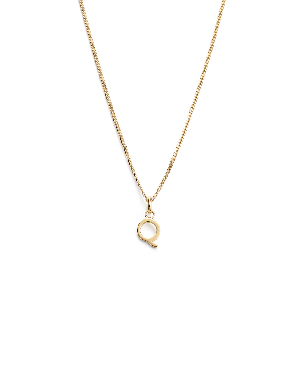 OUTLINE INITIAL NECKLACE A-Z (18K GOLD VERMEIL) - Image 22