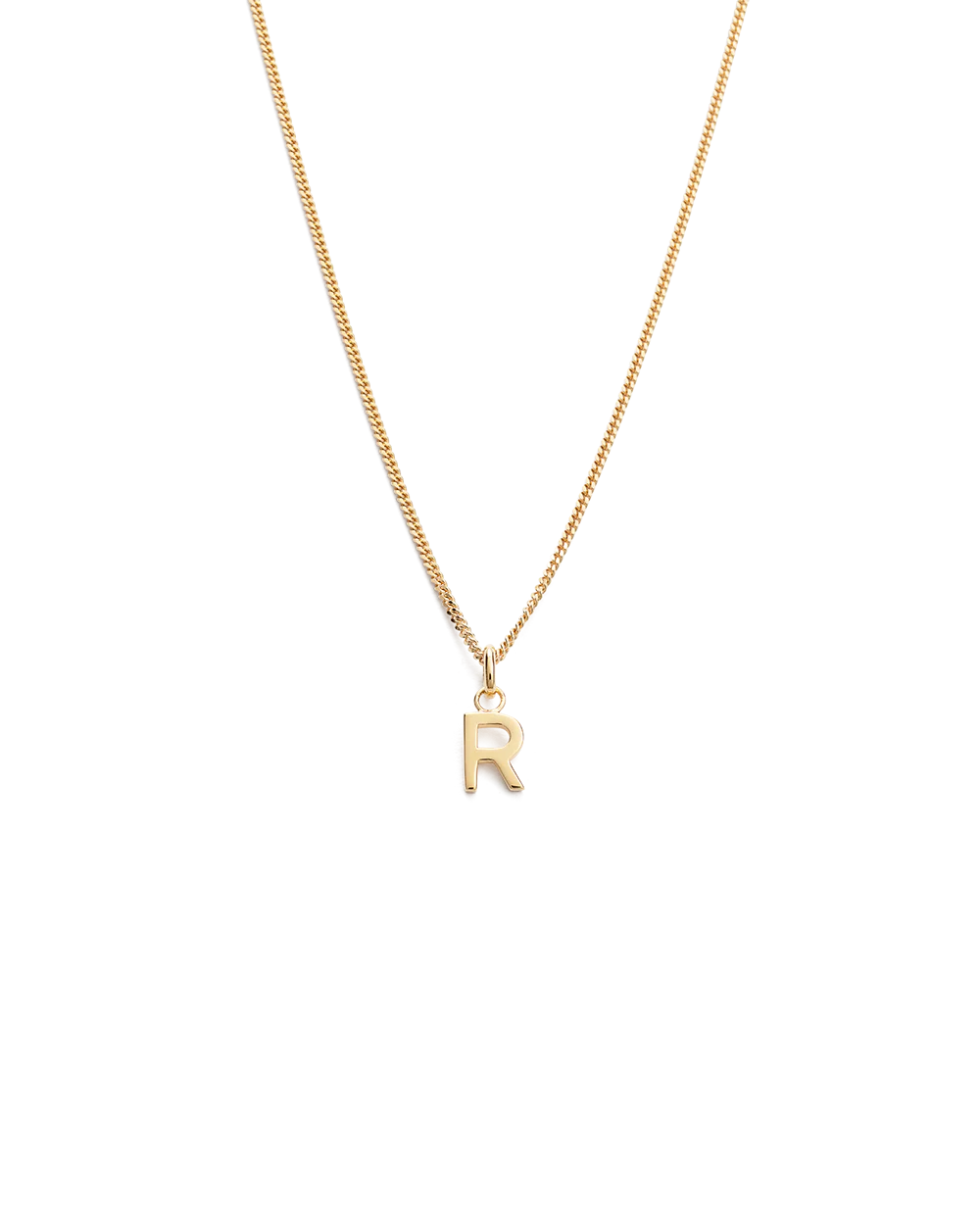 OUTLINE INITIAL NECKLACE A-Z (18K GOLD VERMEIL) - Image 23