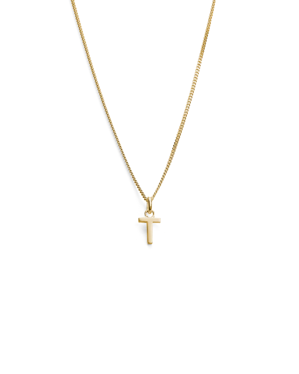 OUTLINE INITIAL NECKLACE A-Z (18K GOLD VERMEIL) - Image 25