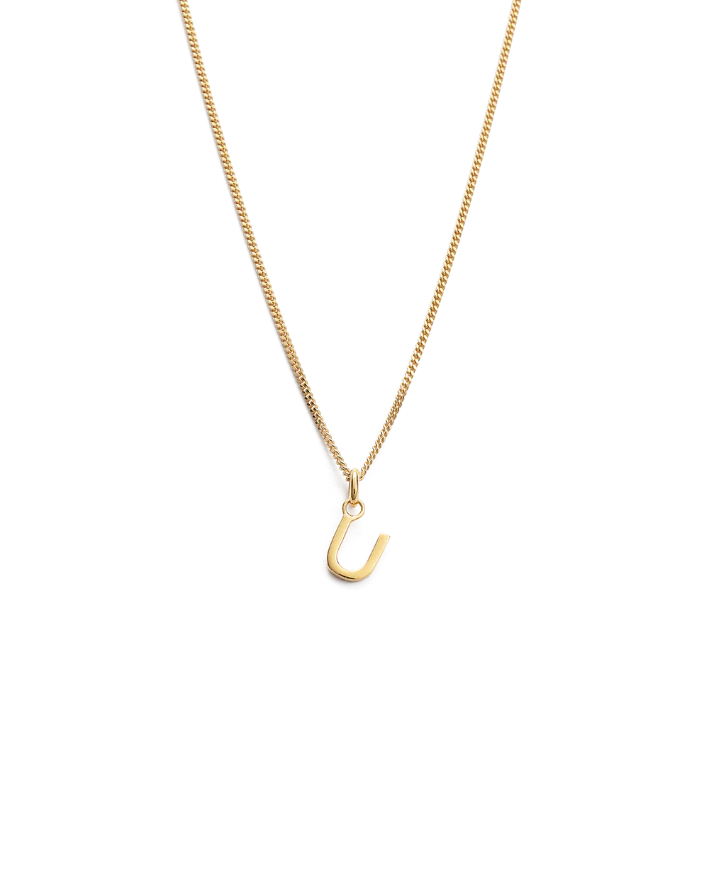 OUTLINE INITIAL NECKLACE A-Z (18K GOLD VERMEIL) - Image 26