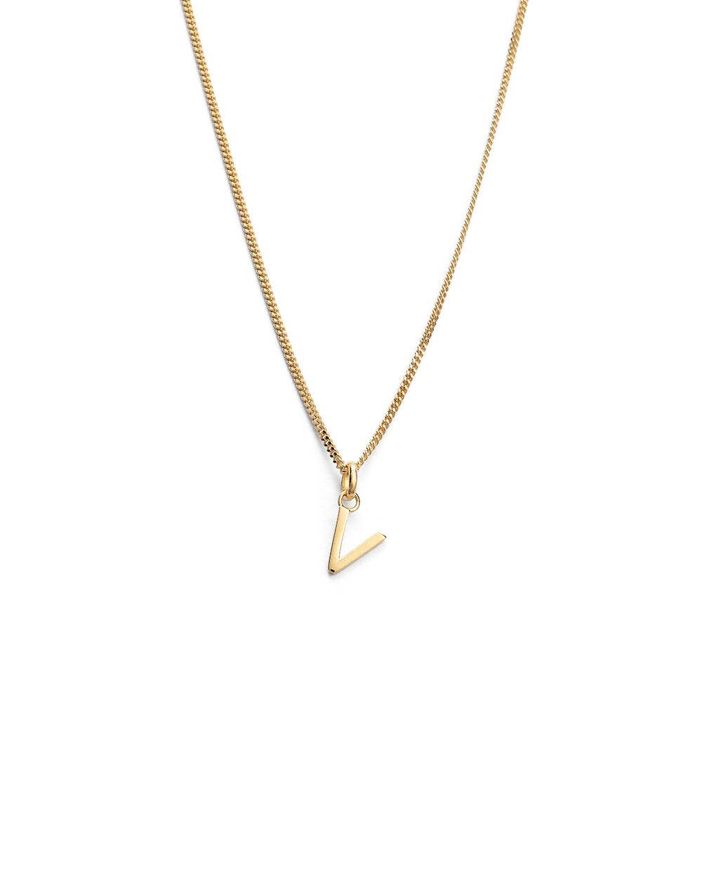 OUTLINE INITIAL NECKLACE A-Z (18K GOLD VERMEIL) - Image 27