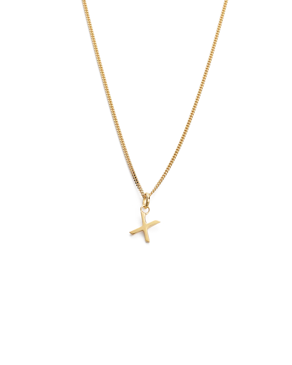 OUTLINE INITIAL NECKLACE A-Z (18K GOLD VERMEIL) - Image 29