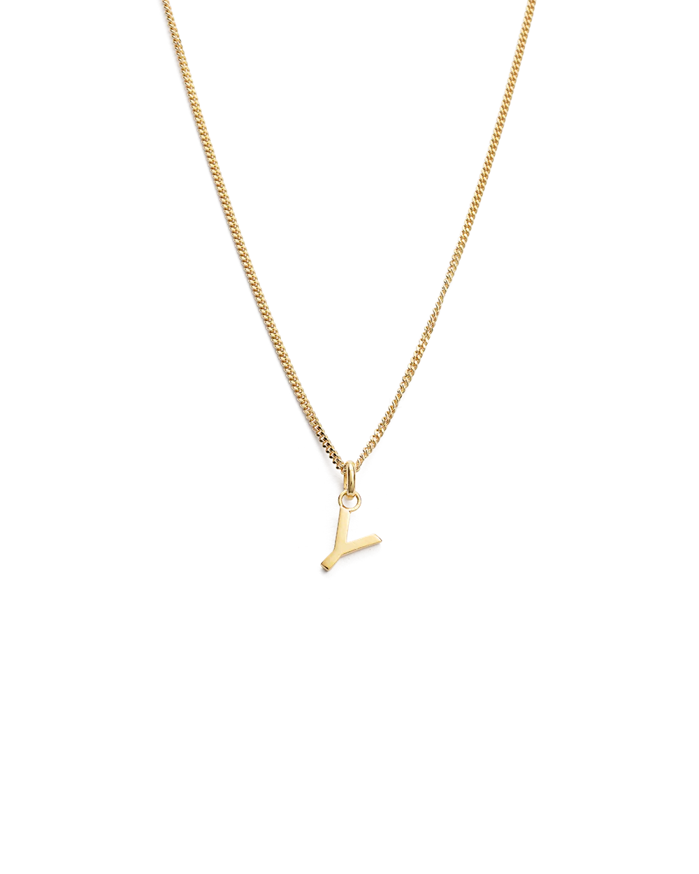 OUTLINE INITIAL NECKLACE A-Z (18K GOLD VERMEIL) - Image 30