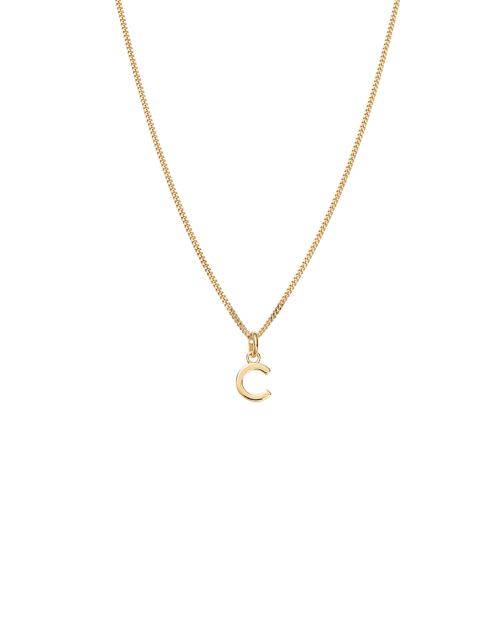 OUTLINE INITIAL NECKLACE A-Z (18K GOLD VERMEIL) - Image 5