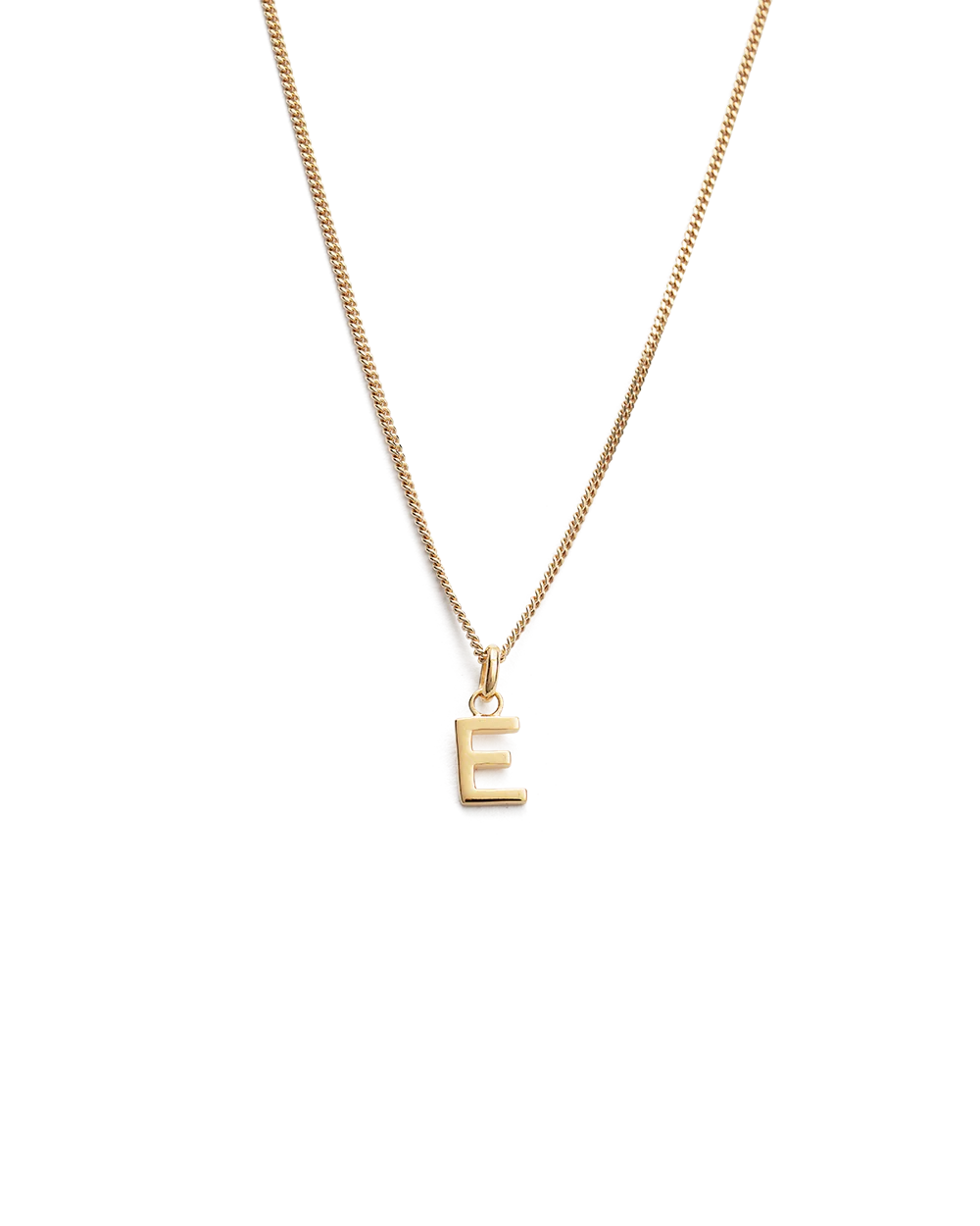 OUTLINE INITIAL NECKLACE A-Z (18K GOLD VERMEIL) - Image 9
