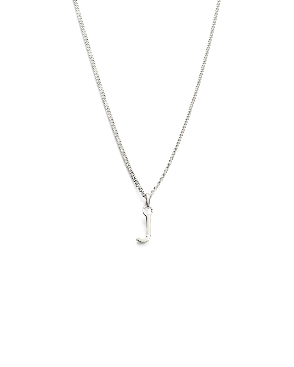 OUTLINE INITIAL NECKLACE A-Z (STERLING SILVER) - Image 15