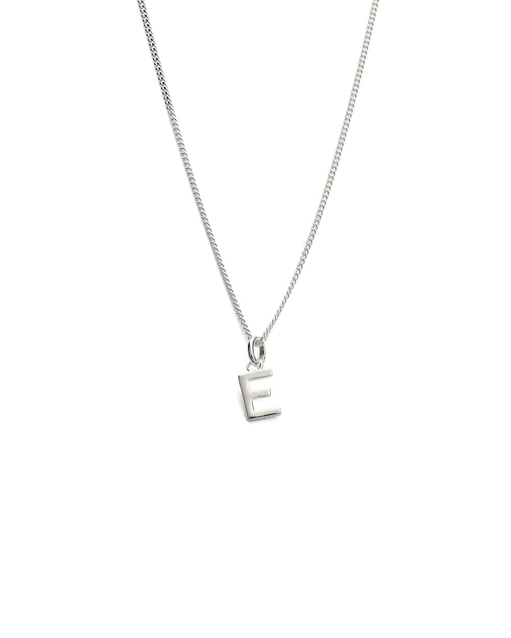 OUTLINE INITIAL NECKLACE A-Z (STERLING SILVER) - Image 9