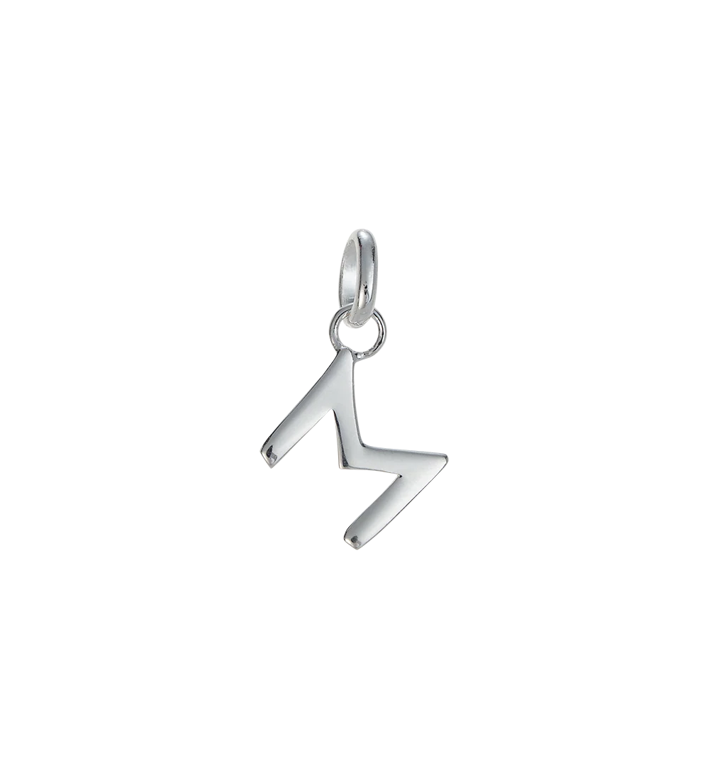 OUTLINE INITIAL A-Z (STERLING SILVER) - Image 18
