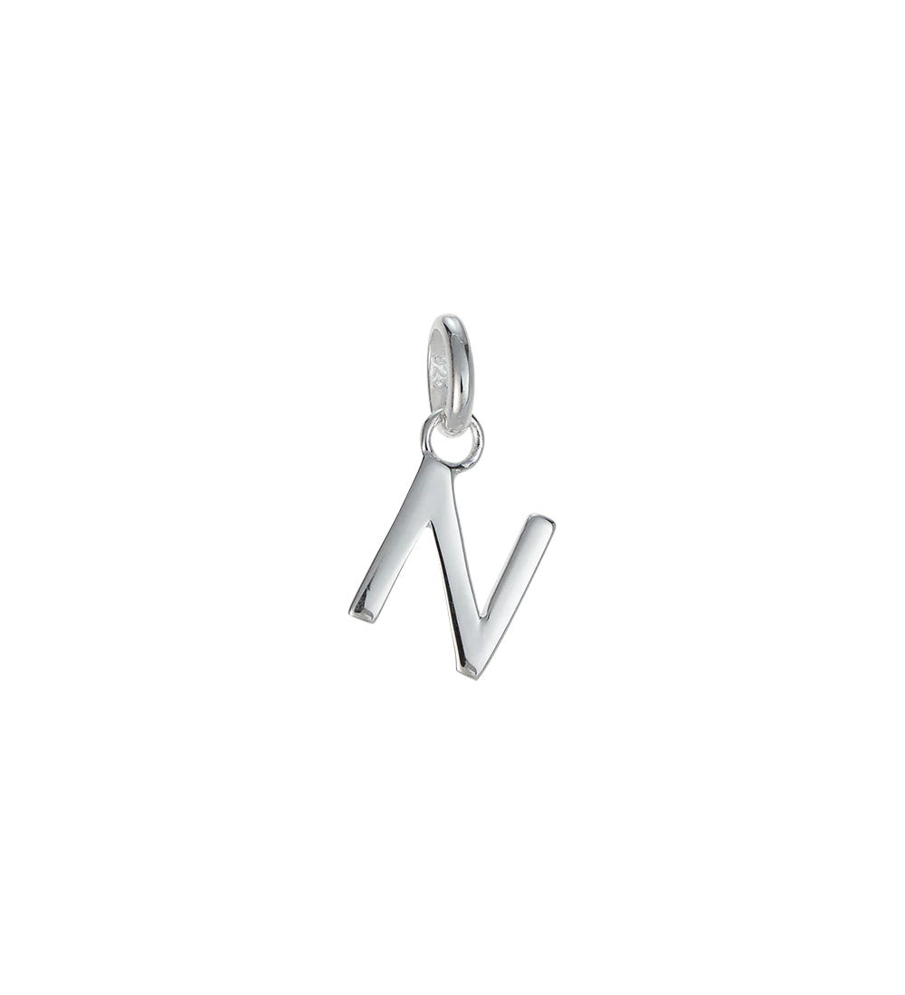 OUTLINE INITIAL A-Z (STERLING SILVER) - Image 19