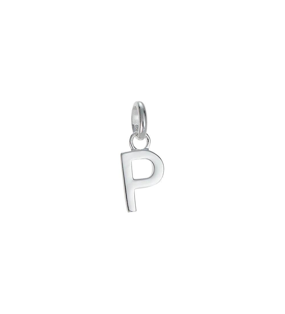 OUTLINE INITIAL A-Z (STERLING SILVER) - Image 21