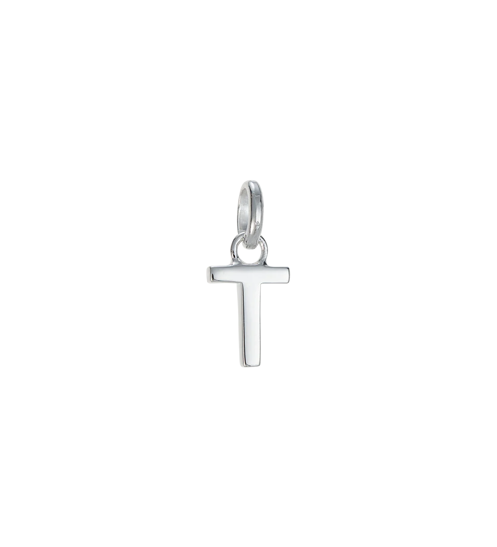 OUTLINE INITIAL A-Z (STERLING SILVER) - Image 25