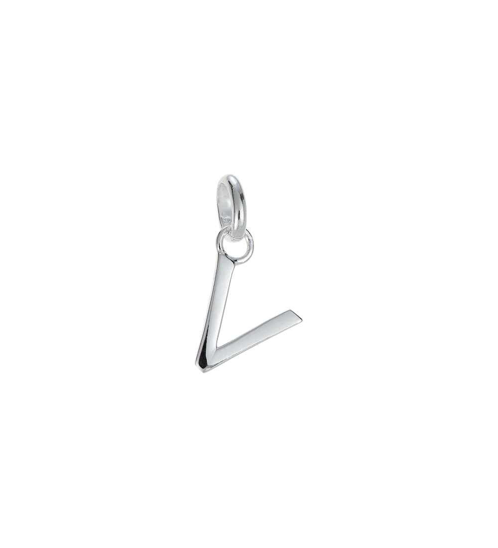 OUTLINE INITIAL A-Z (STERLING SILVER) - Image 27