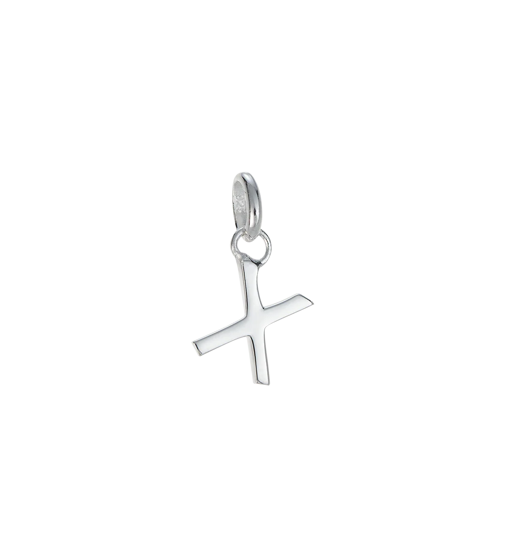 OUTLINE INITIAL A-Z (STERLING SILVER) - Image 29