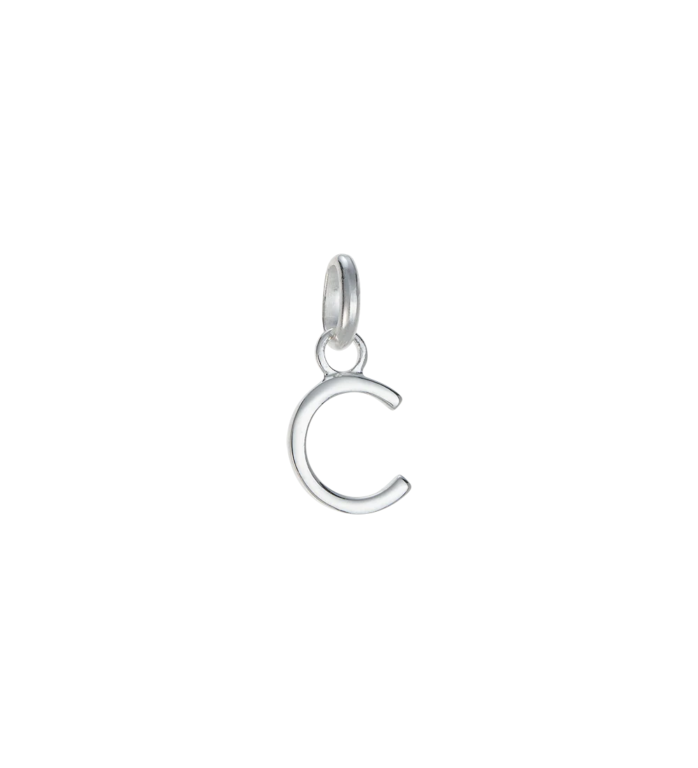 OUTLINE INITIAL A-Z (STERLING SILVER) - Image 8