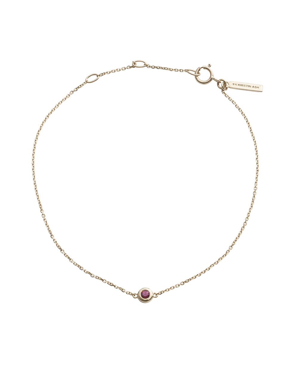 PETITE BIRTHSTONE BRACELET (9K GOLD) - Image 13