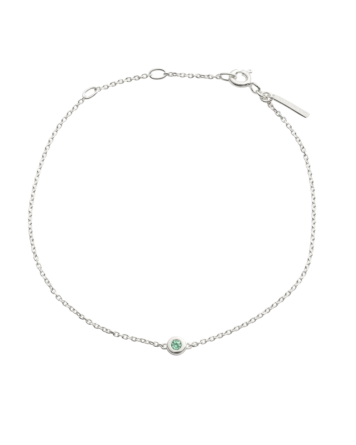 PETITE BIRTHSTONE BRACELET (STERLING SILVER) - Image 11