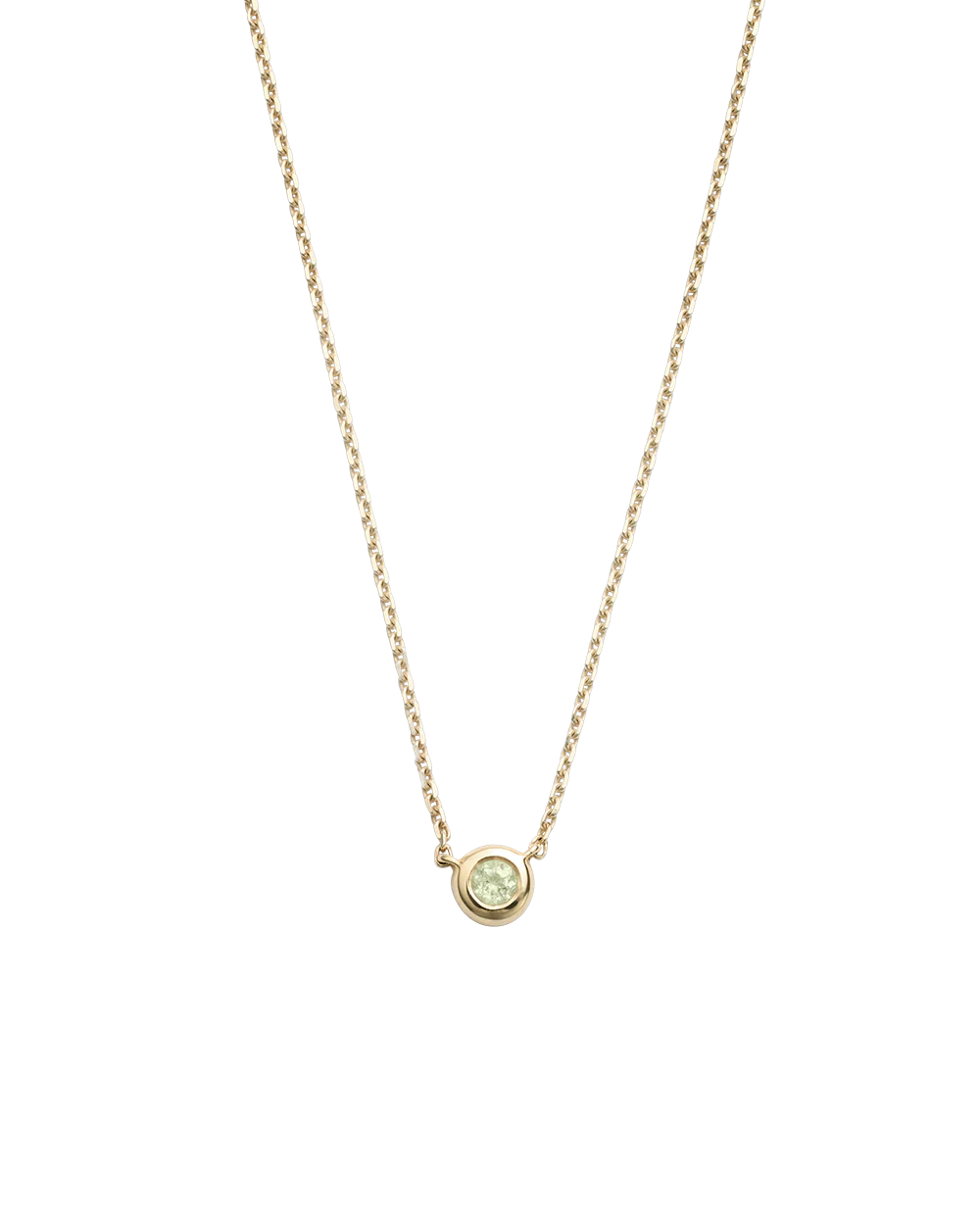 PETITE BIRTHSTONE NECKLACE (9K GOLD) - Image 12