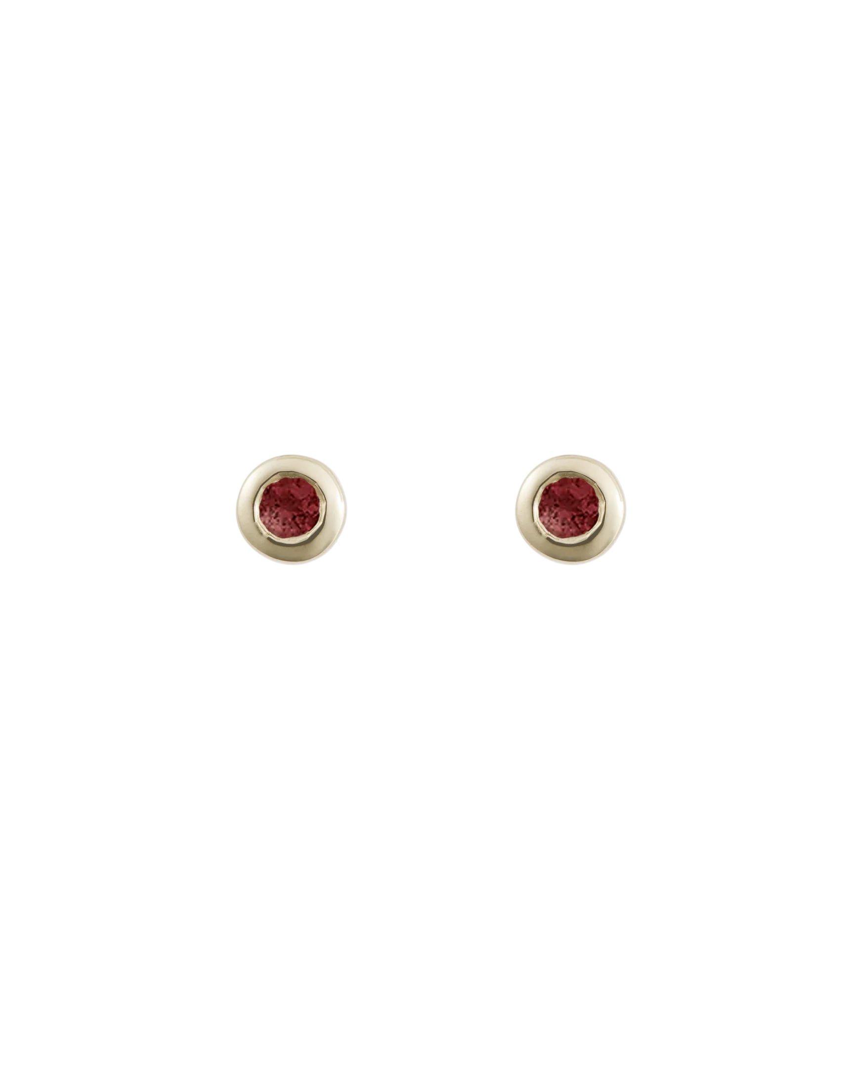 PETITE BIRTHSTONE STUDS (9K GOLD) - Image 8