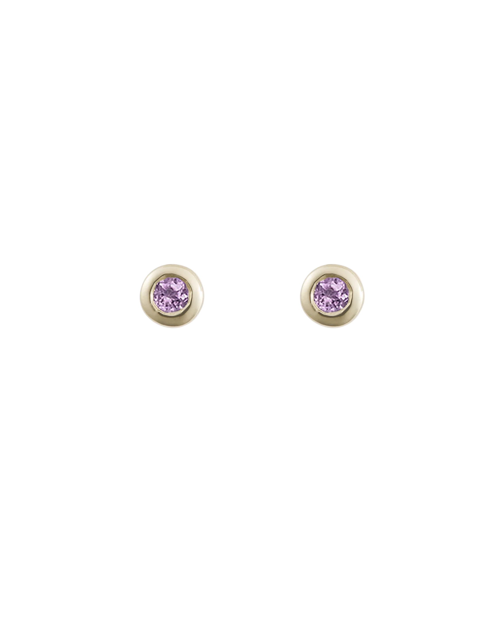 PETITE BIRTHSTONE STUDS (9K GOLD) - Image 9