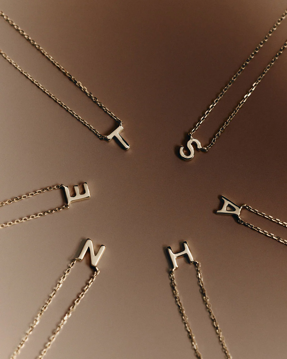 PETITE INITIAL NECKLACE (9K GOLD) - Image 6