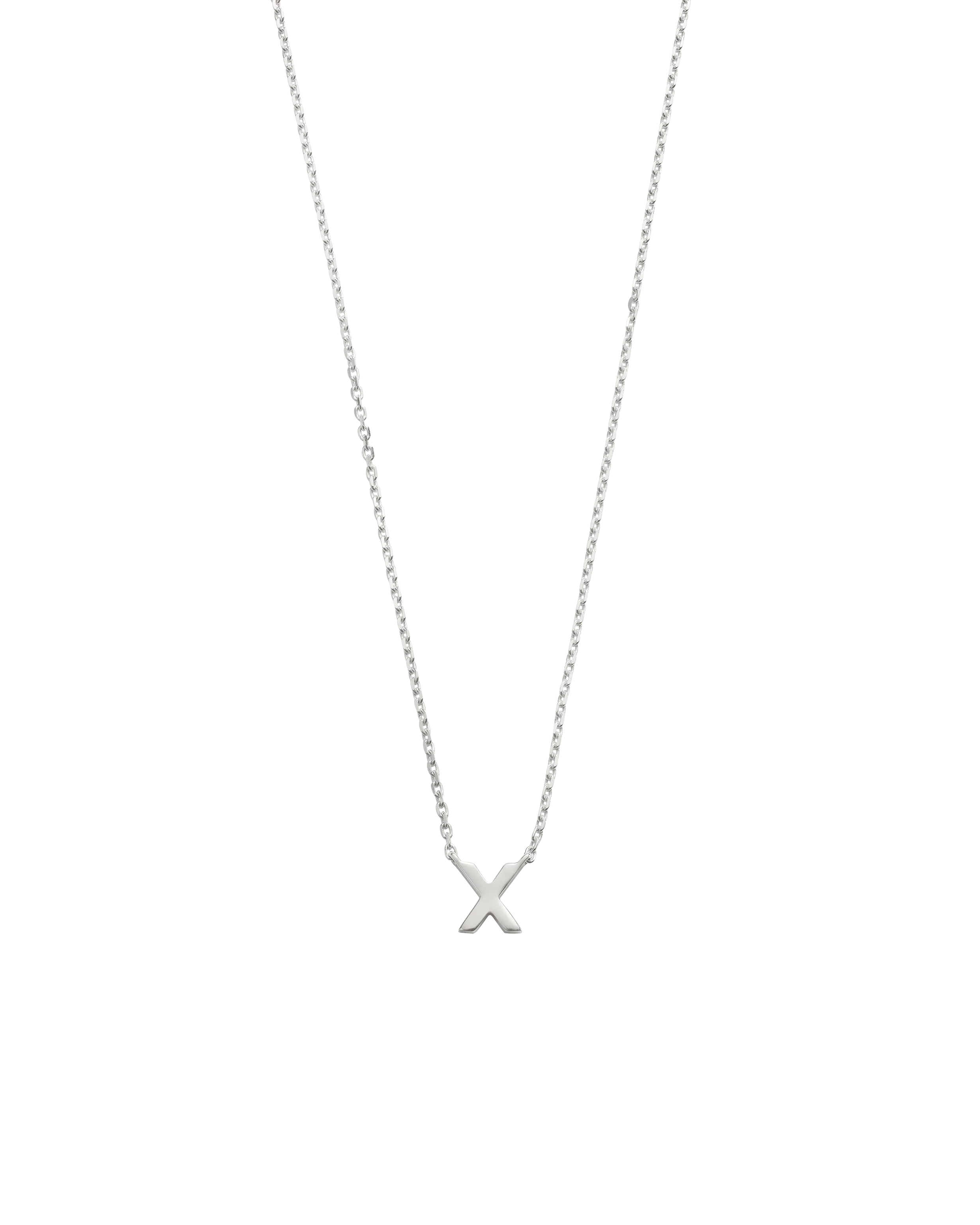PETITE INITIAL NECKLACE (STERLING SILVER) - Image 29