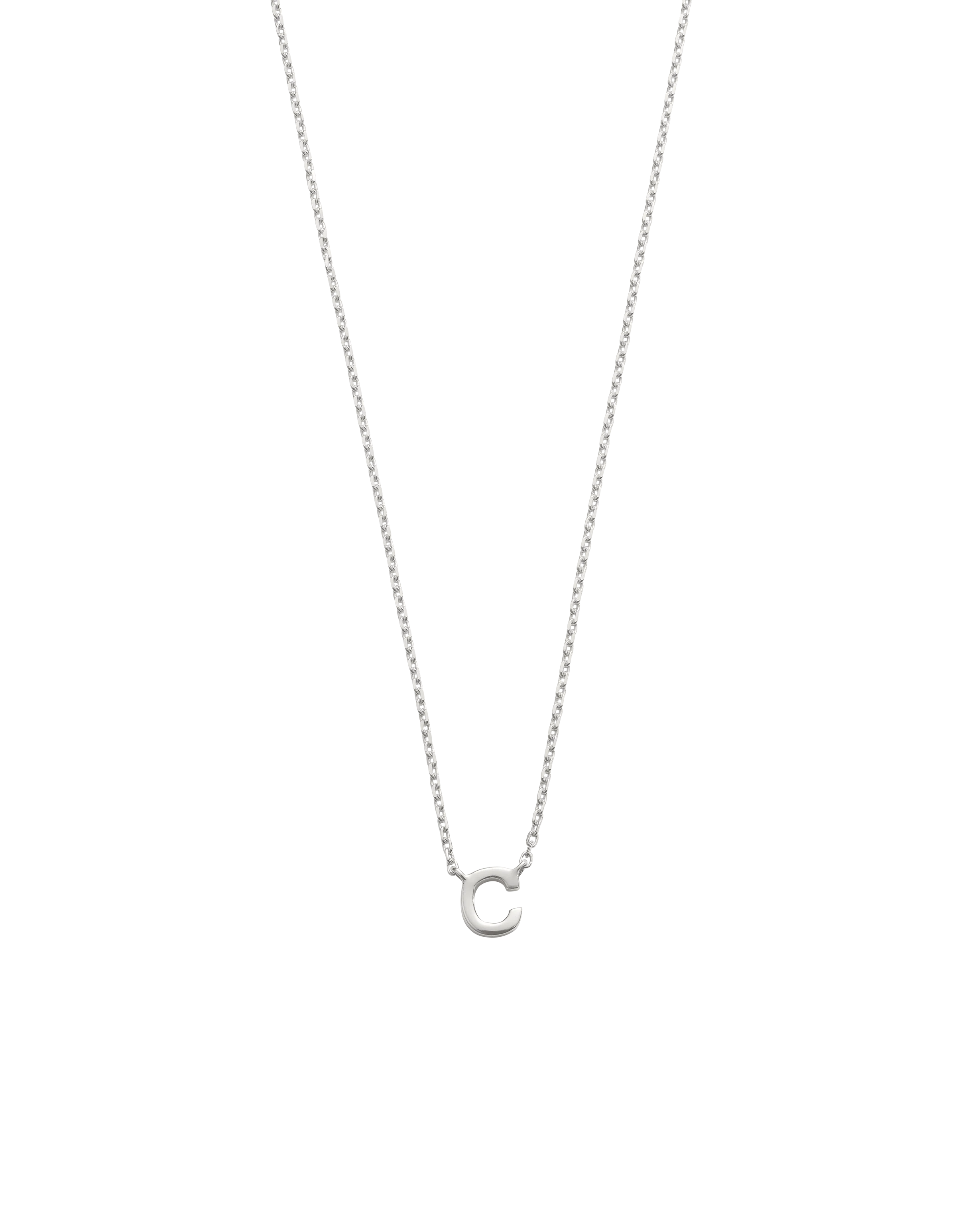 PETITE INITIAL NECKLACE (STERLING SILVER) - Image 5