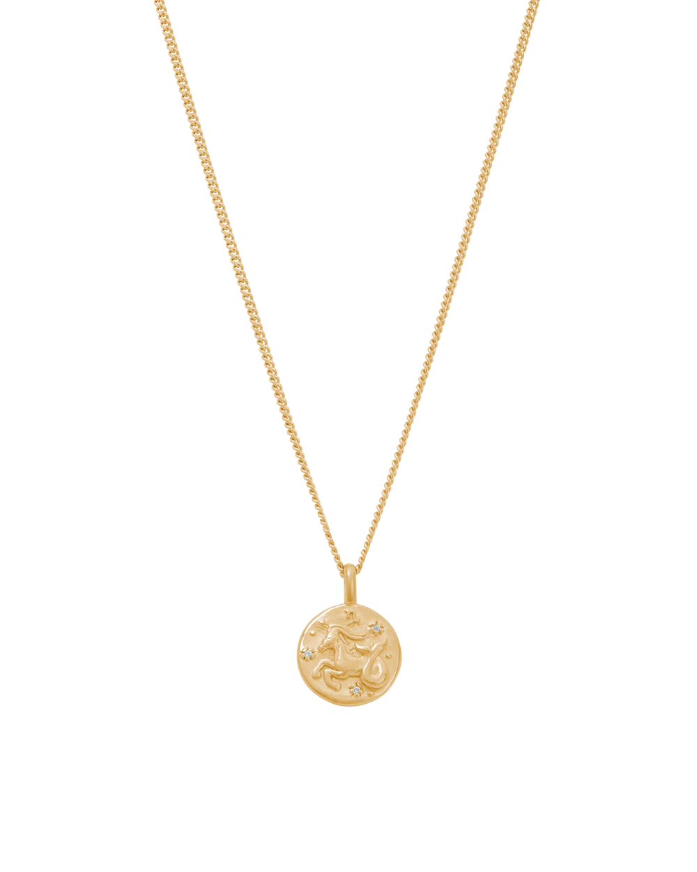 PETITE ZODIAC NECKLACE (18K GOLD VERMEIL)
