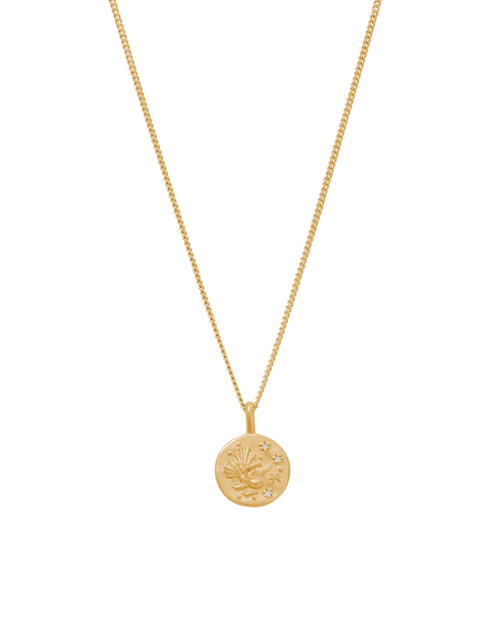 PETITE ZODIAC NECKLACE (18K GOLD VERMEIL) - Image 9