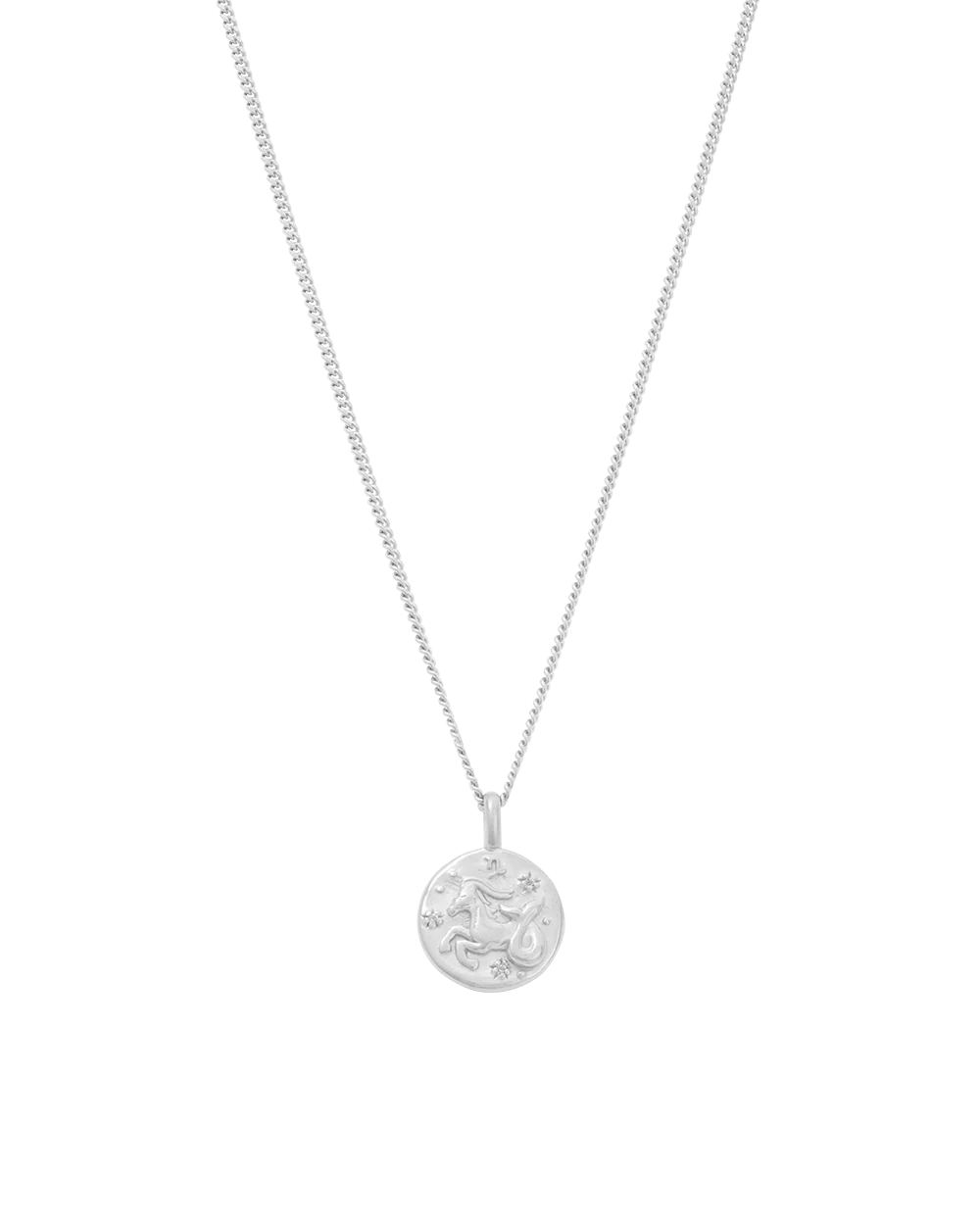 PETITE ZODIAC NECKLACE (STERLING SILVER)