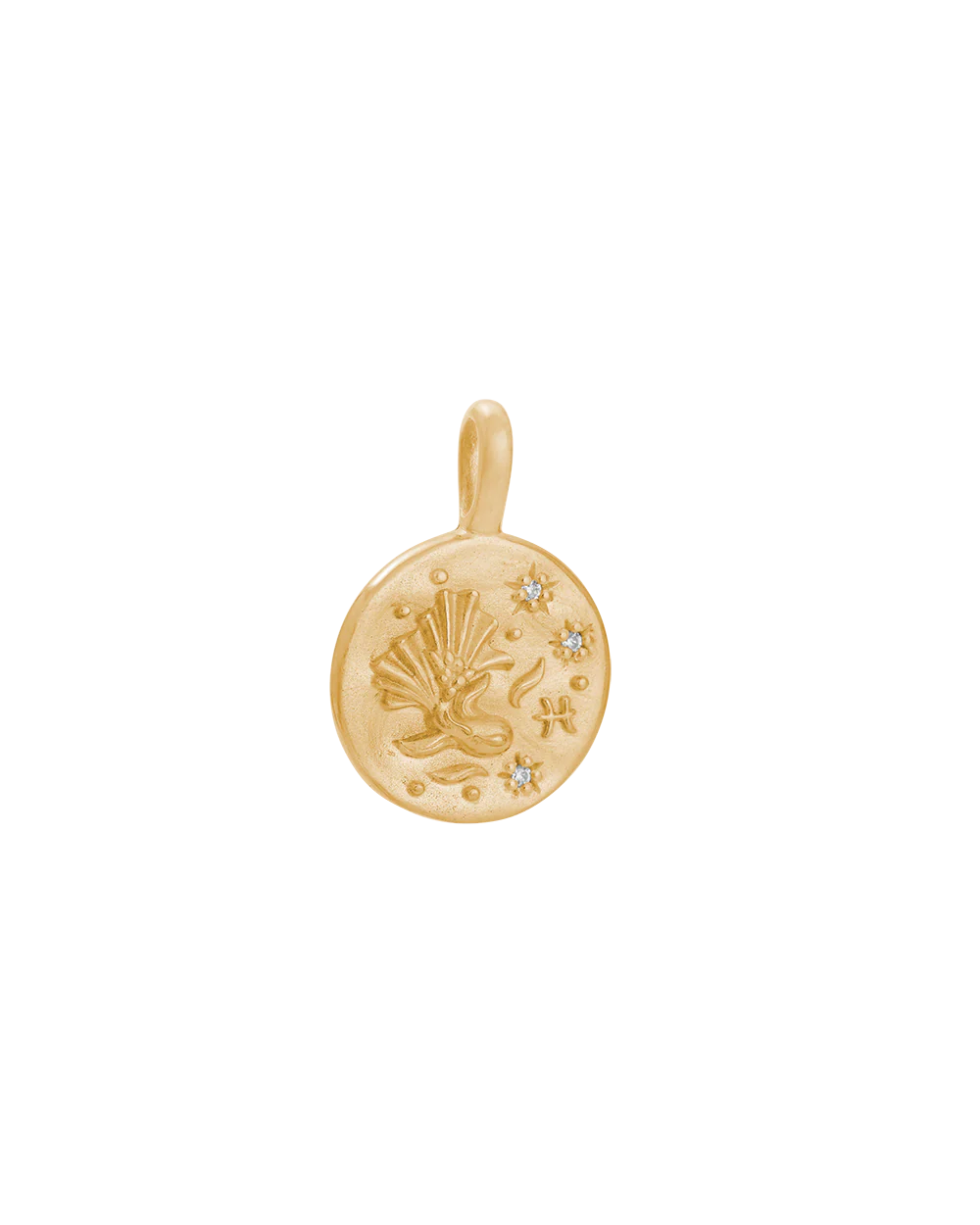 PISCES PETITE ZODIAC (18K GOLD VERMEIL)