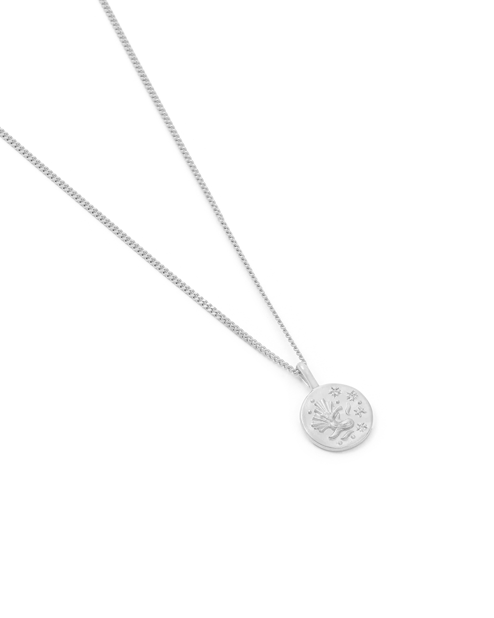 PISCES PETITE ZODIAC NECKLACE (STERLING SILVER) - Image 4