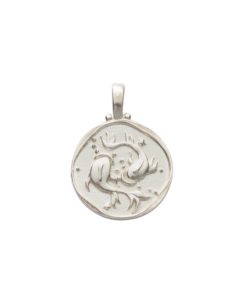 PISCES ZODIAC (STERLING SILVER)