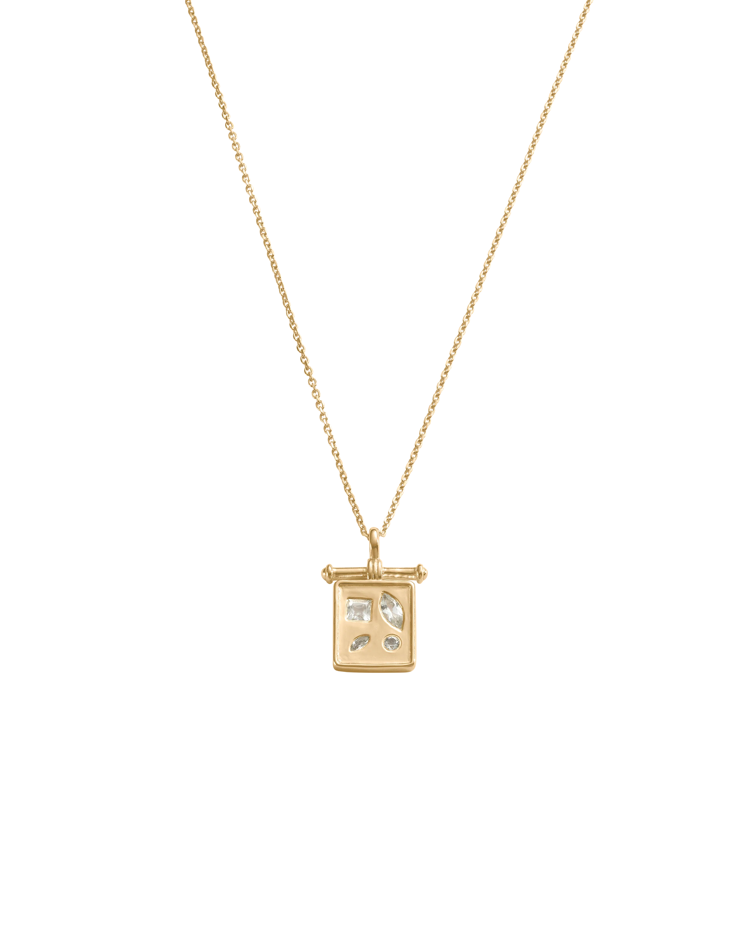 PLACE PENDANT NECKLACE (18K GOLD VERMEIL)