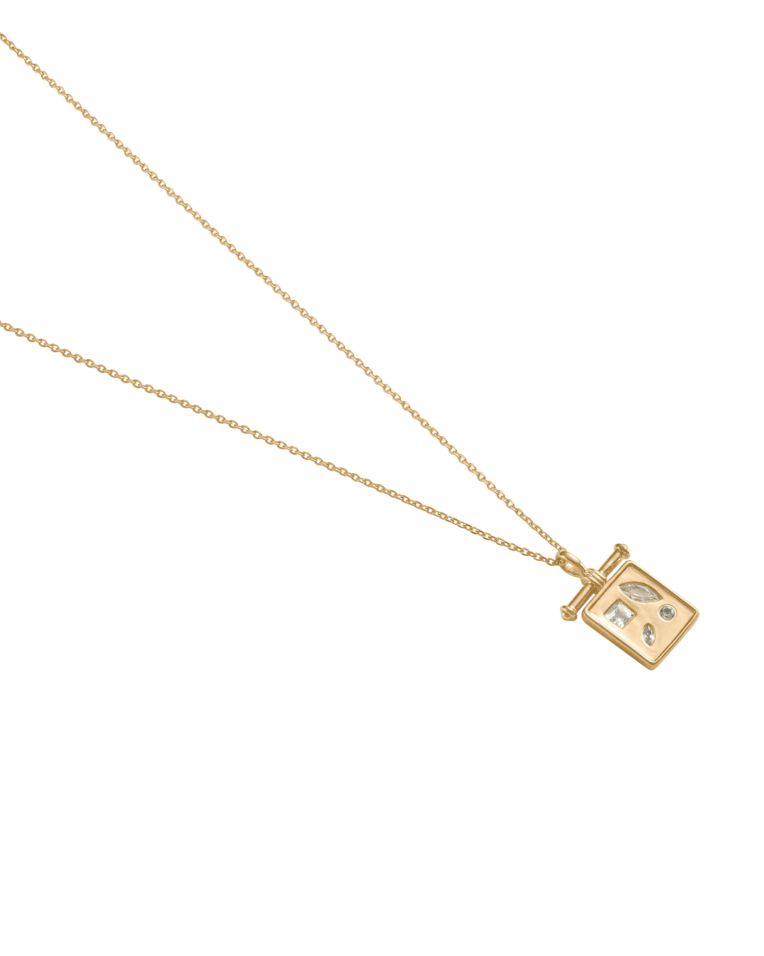 PLACE PENDANT NECKLACE (18K GOLD VERMEIL) - Image 4
