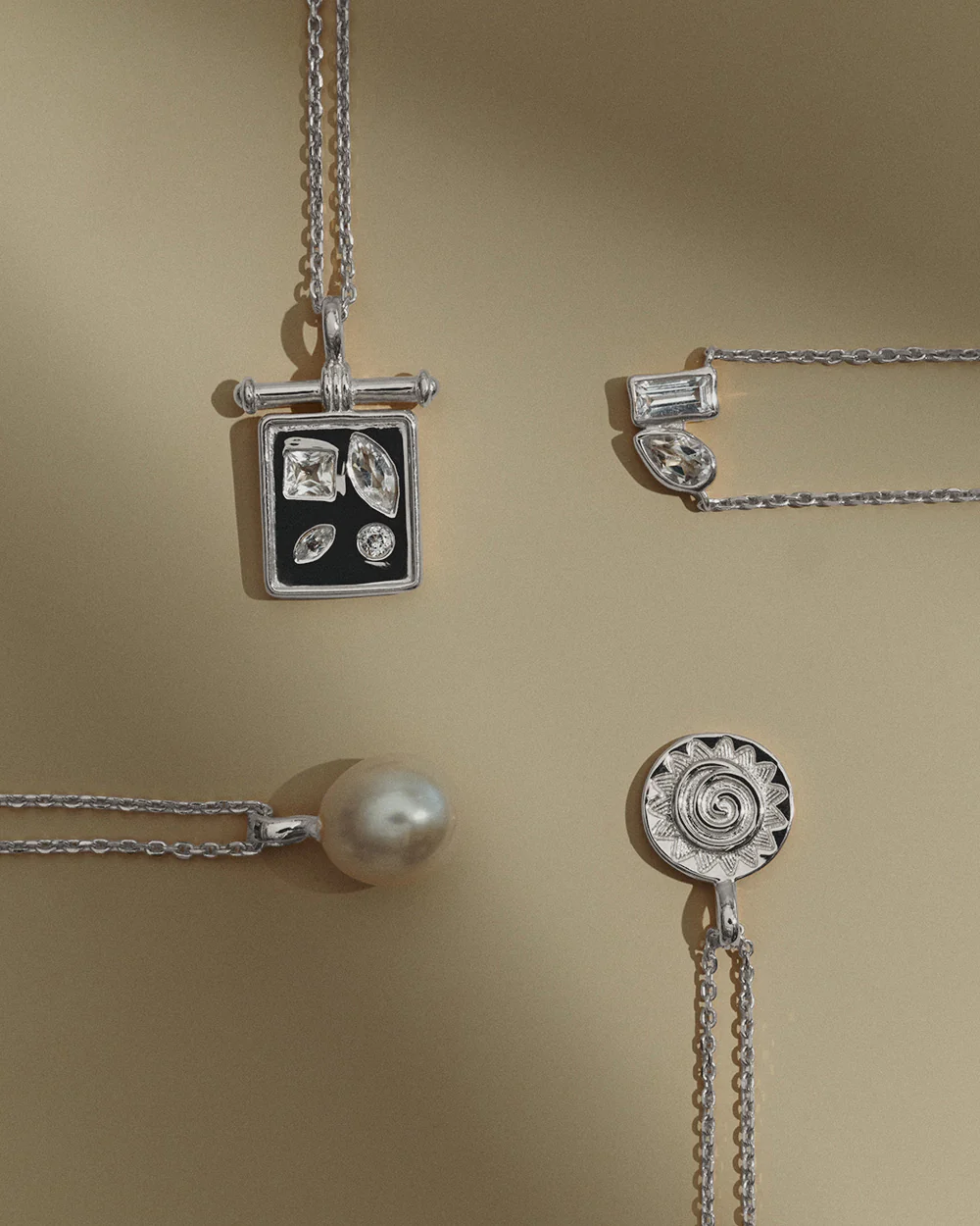 PLACE PENDANT NECKLACE (STERLING SILVER) - Image 3