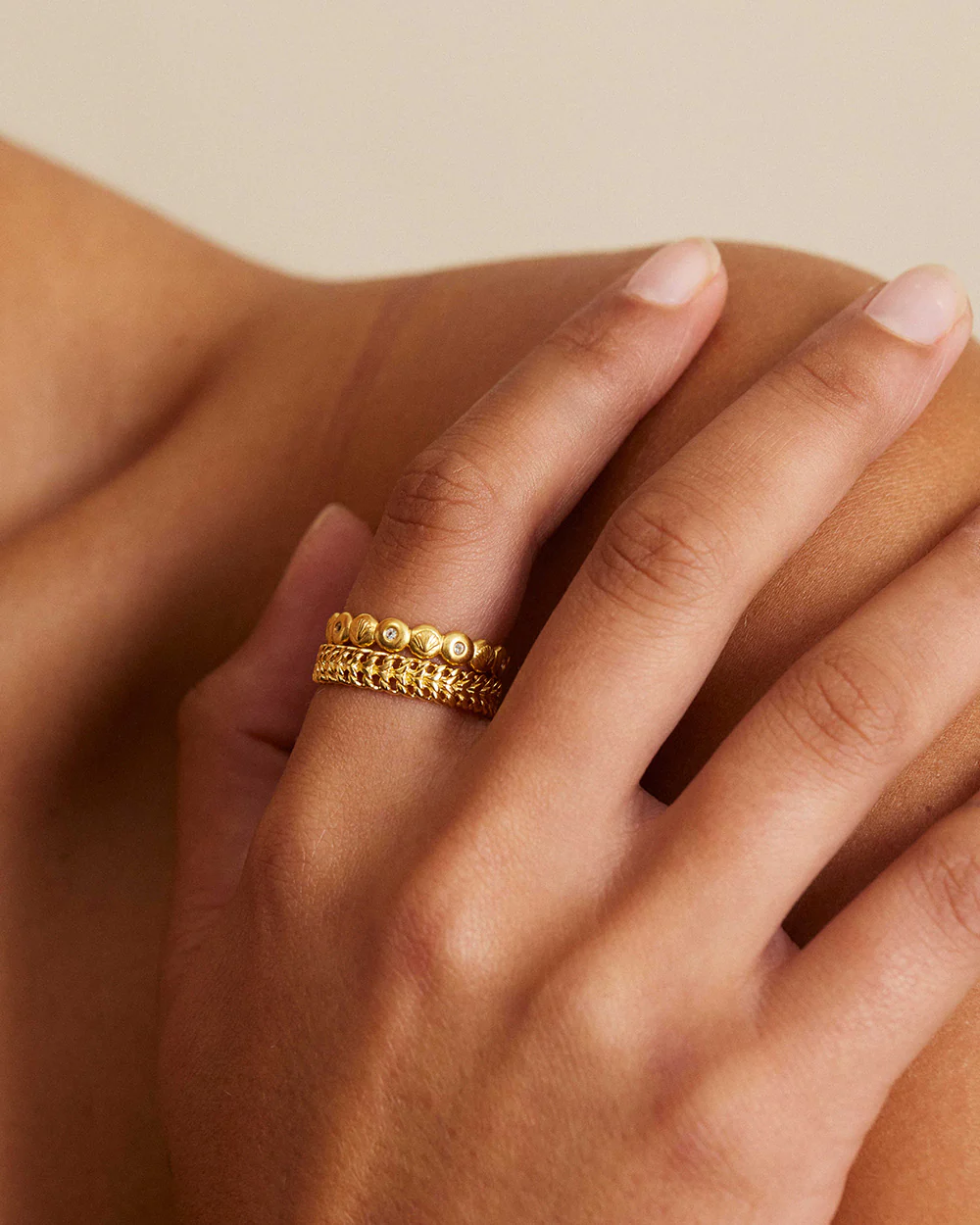 RELIC CHAIN RING (18K GOLD VERMEIL) - Image 4