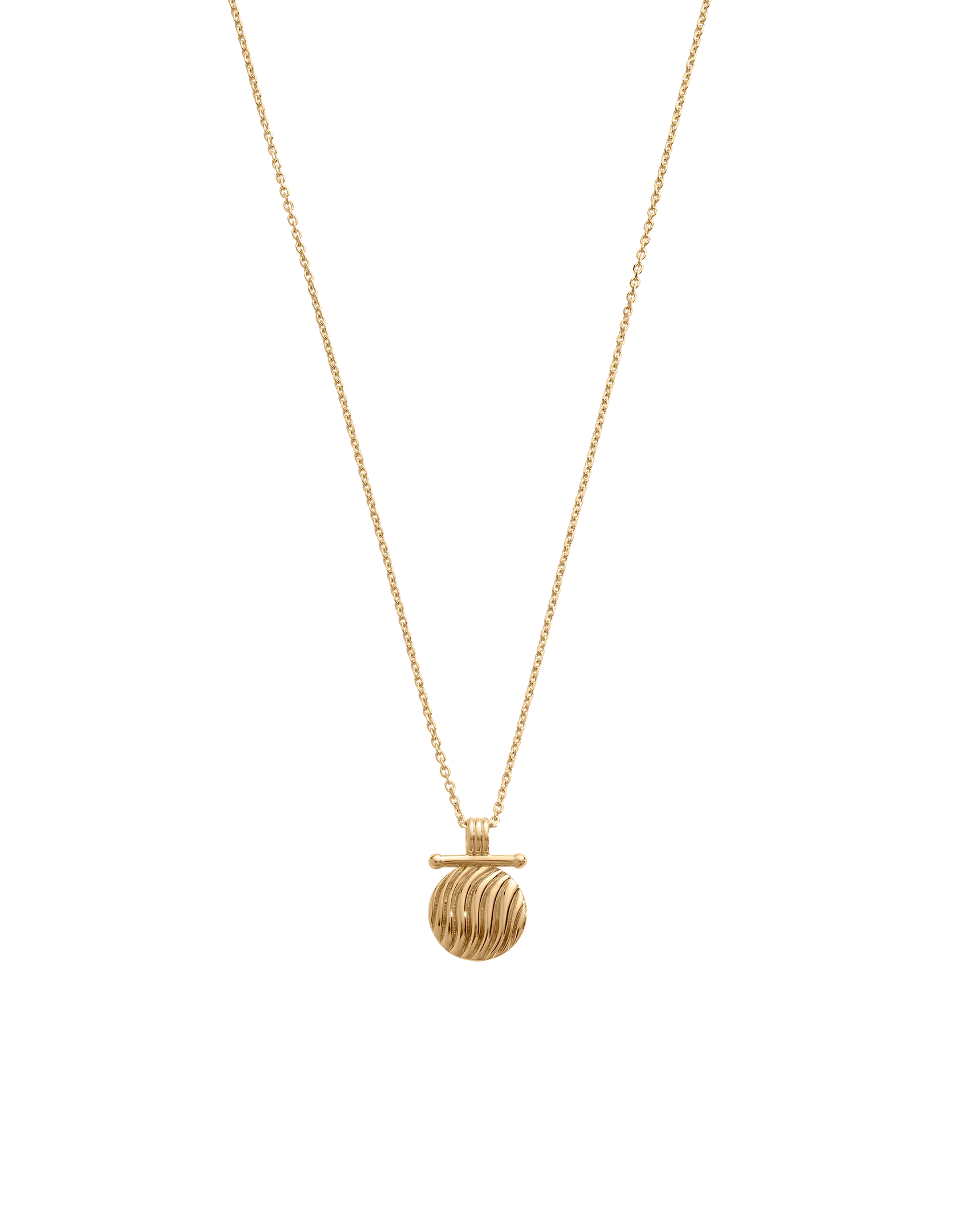 RISE COIN NECKLACE (18K GOLD VERMEIL)