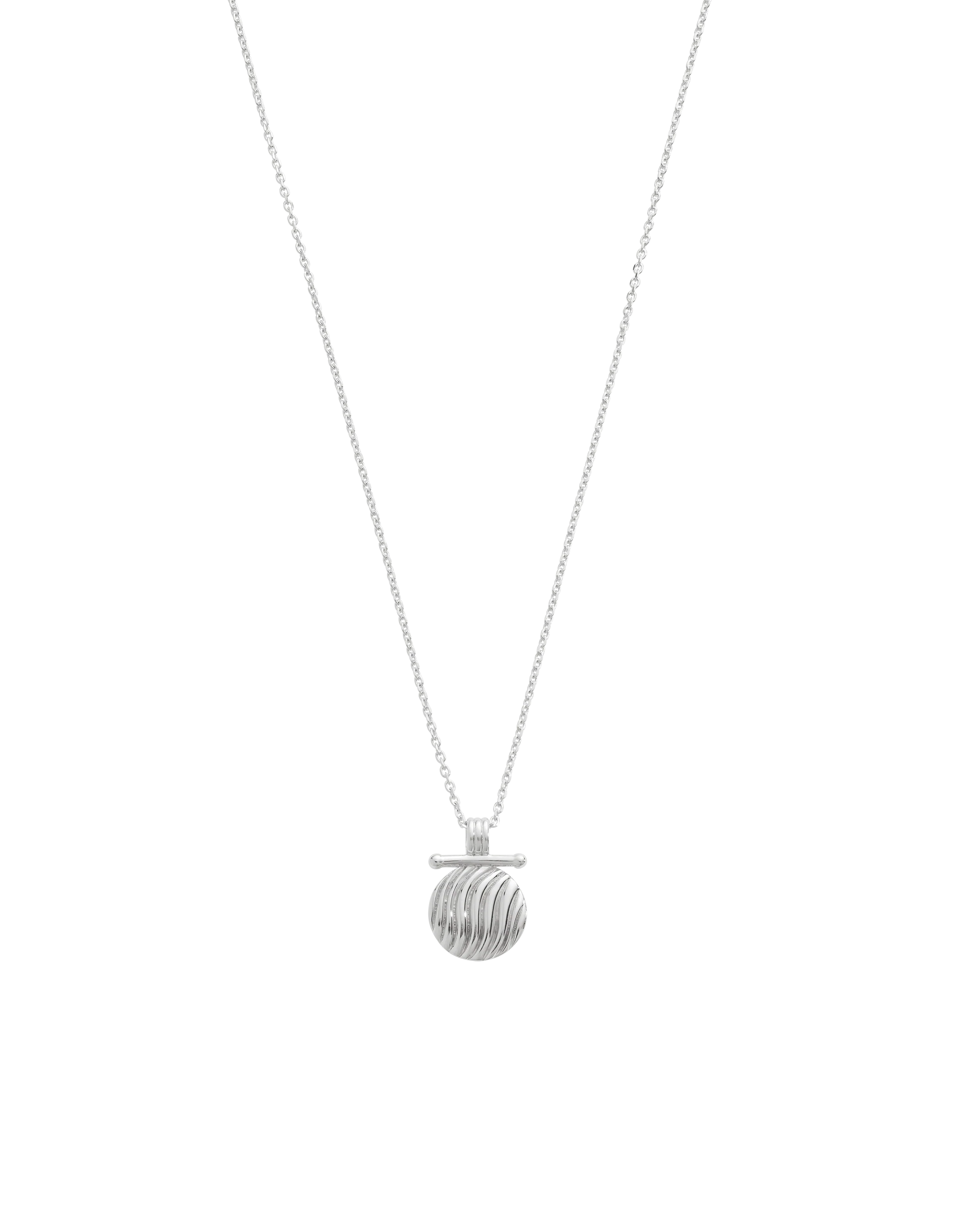 RISE COIN NECKLACE (STERLING SILVER)