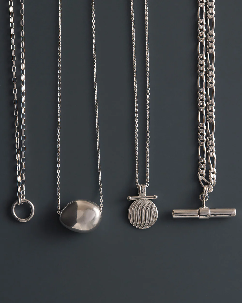 RISE COIN NECKLACE (STERLING SILVER) - Image 4