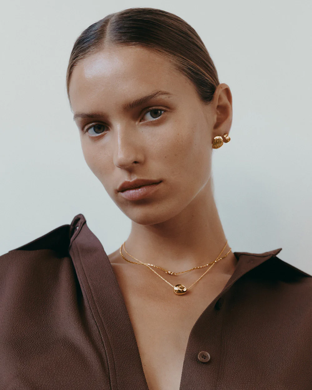 RISE HALF HOOPS (18K GOLD PLATED) - Image 3