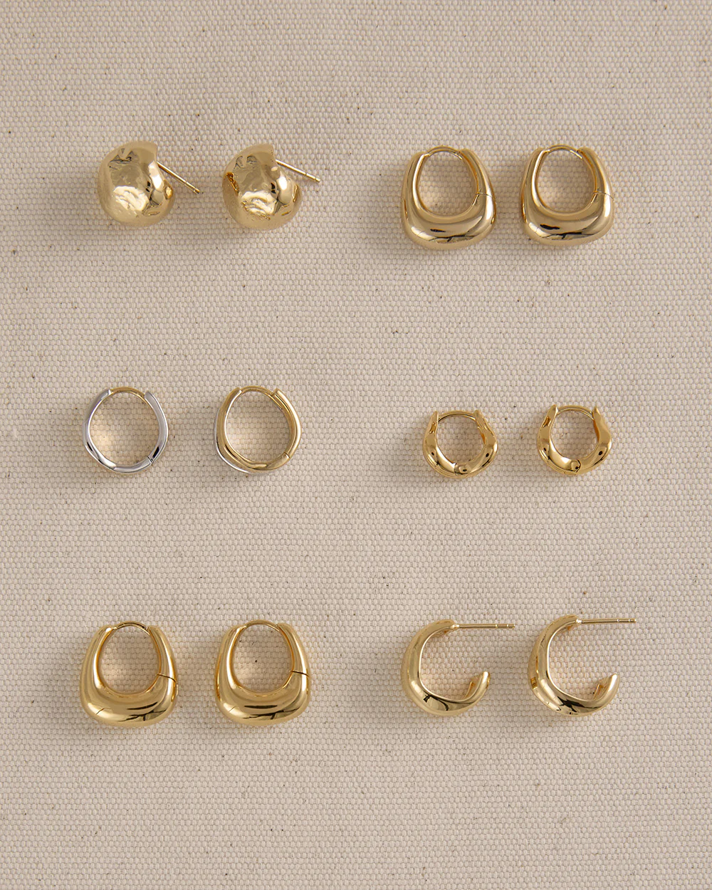 RISE HOOPS (18K GOLD PLATED) - Image 3