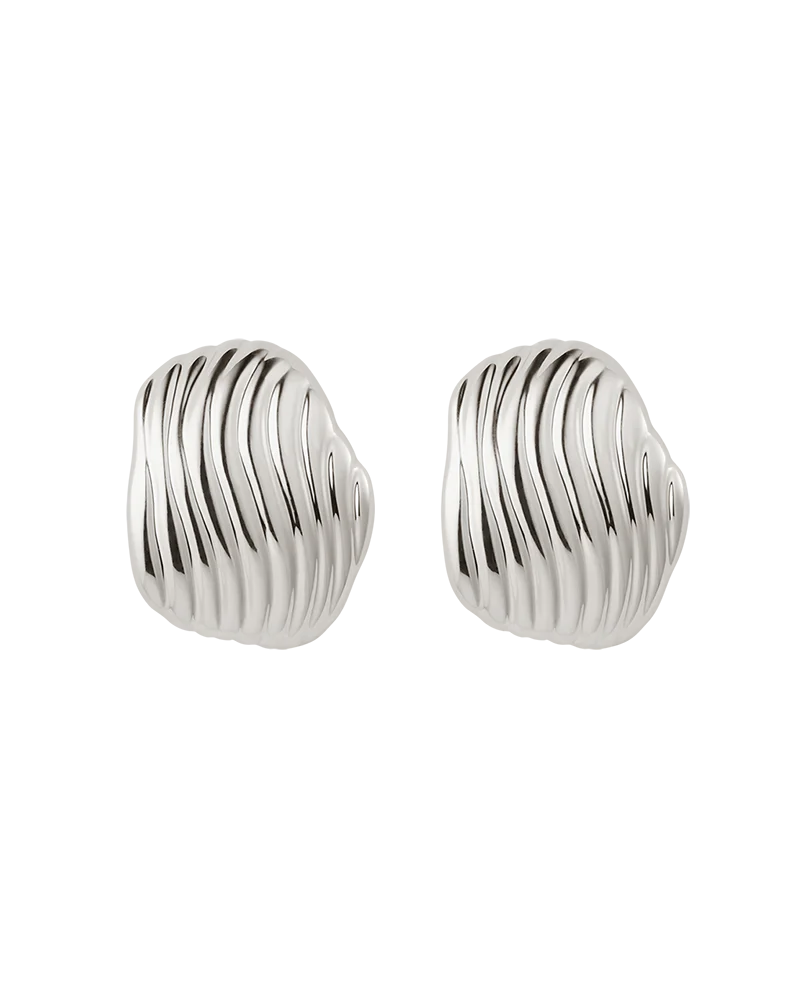 RISE OVERSIZED STUDS (STERLING SILVER)
