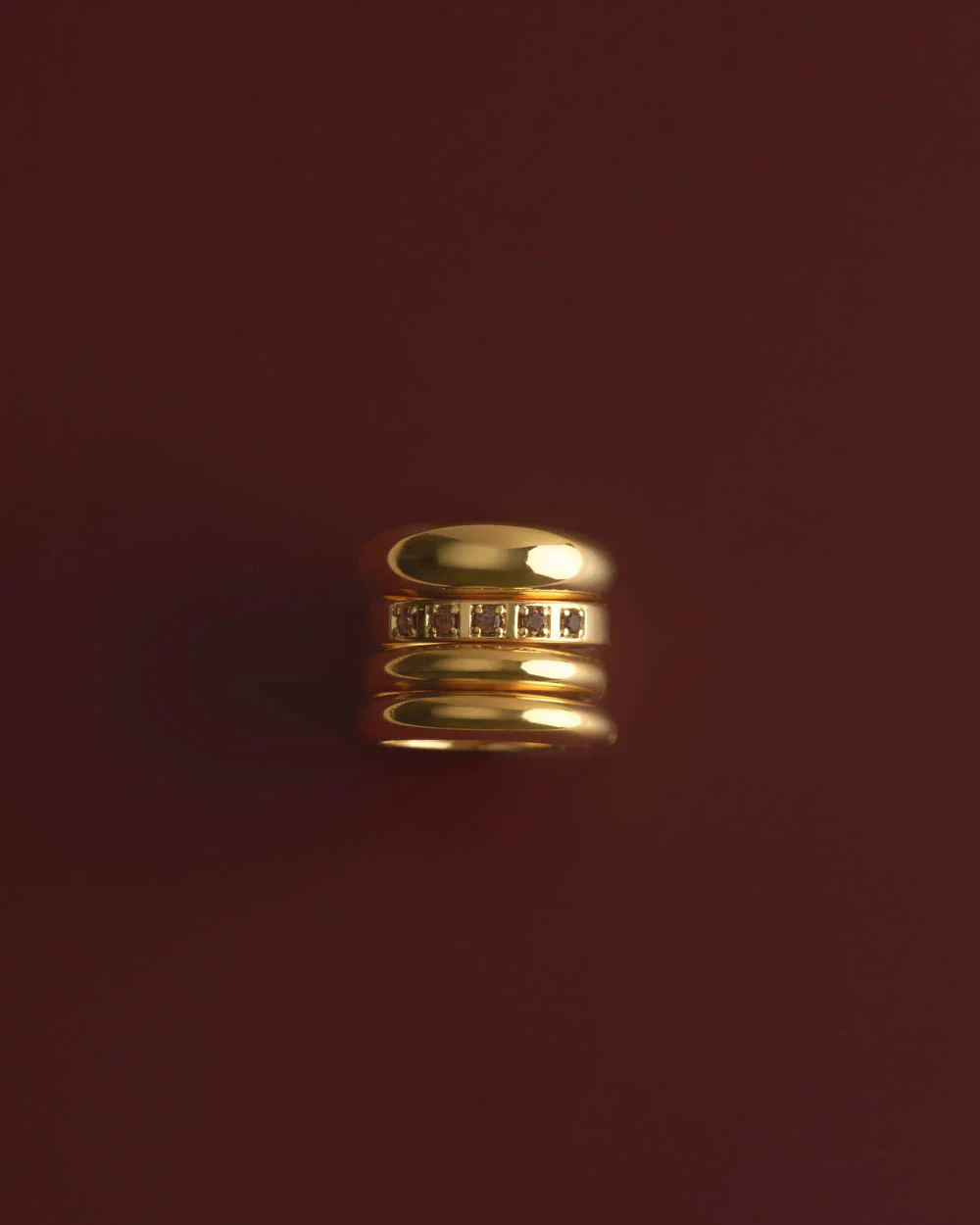 RITUAL DOME RING (18K GOLD PLATED) - Image 4