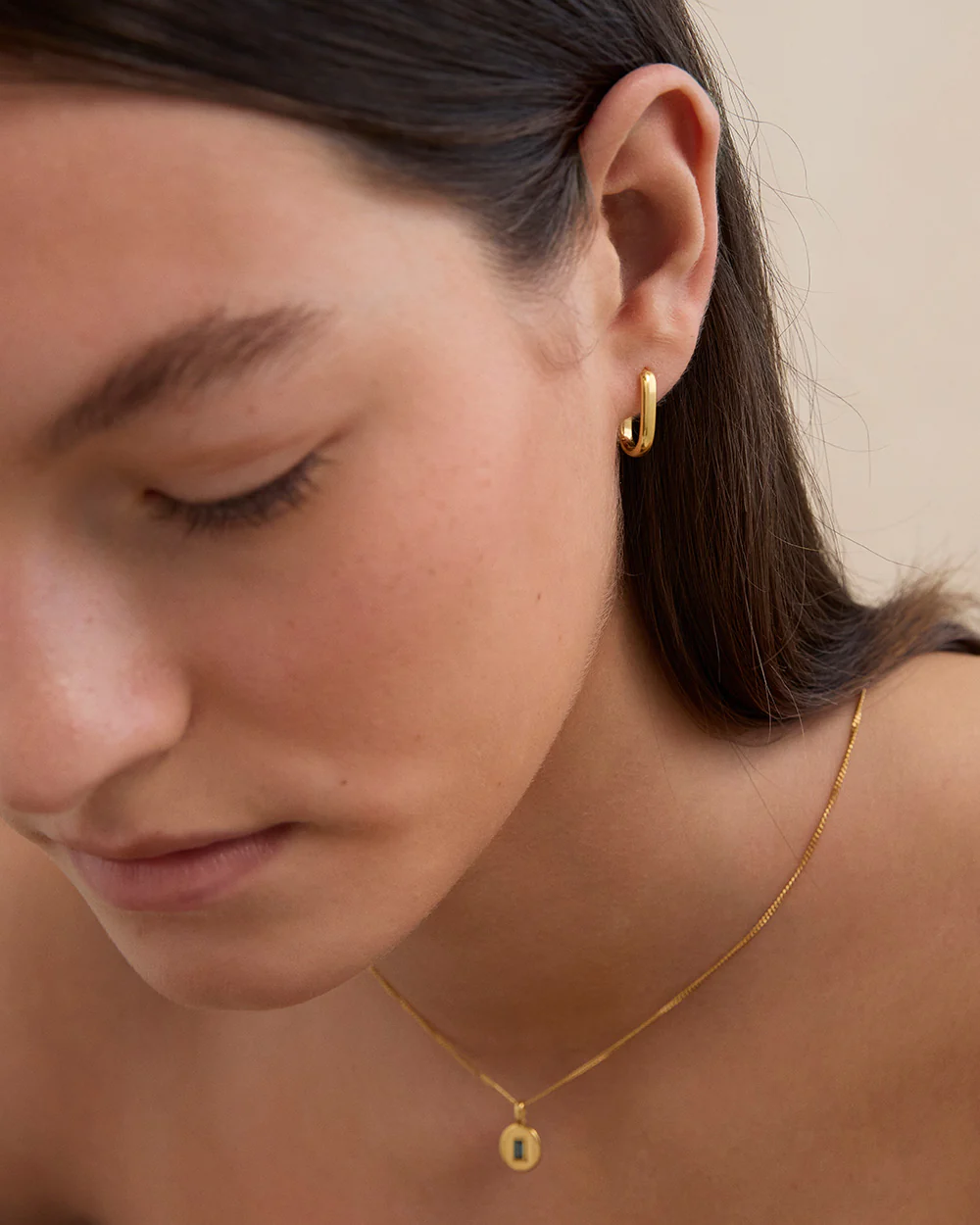ROAM HOOPS SMALL (18K GOLD PLATED) - Image 3