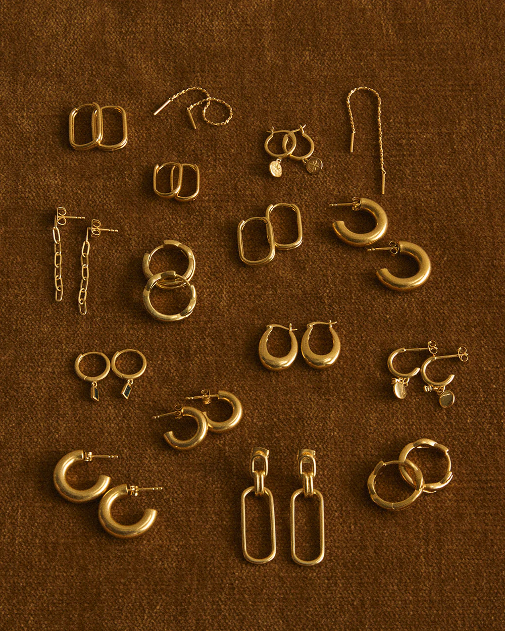 ROAM HOOPS SMALL (18K GOLD PLATED) - Image 4