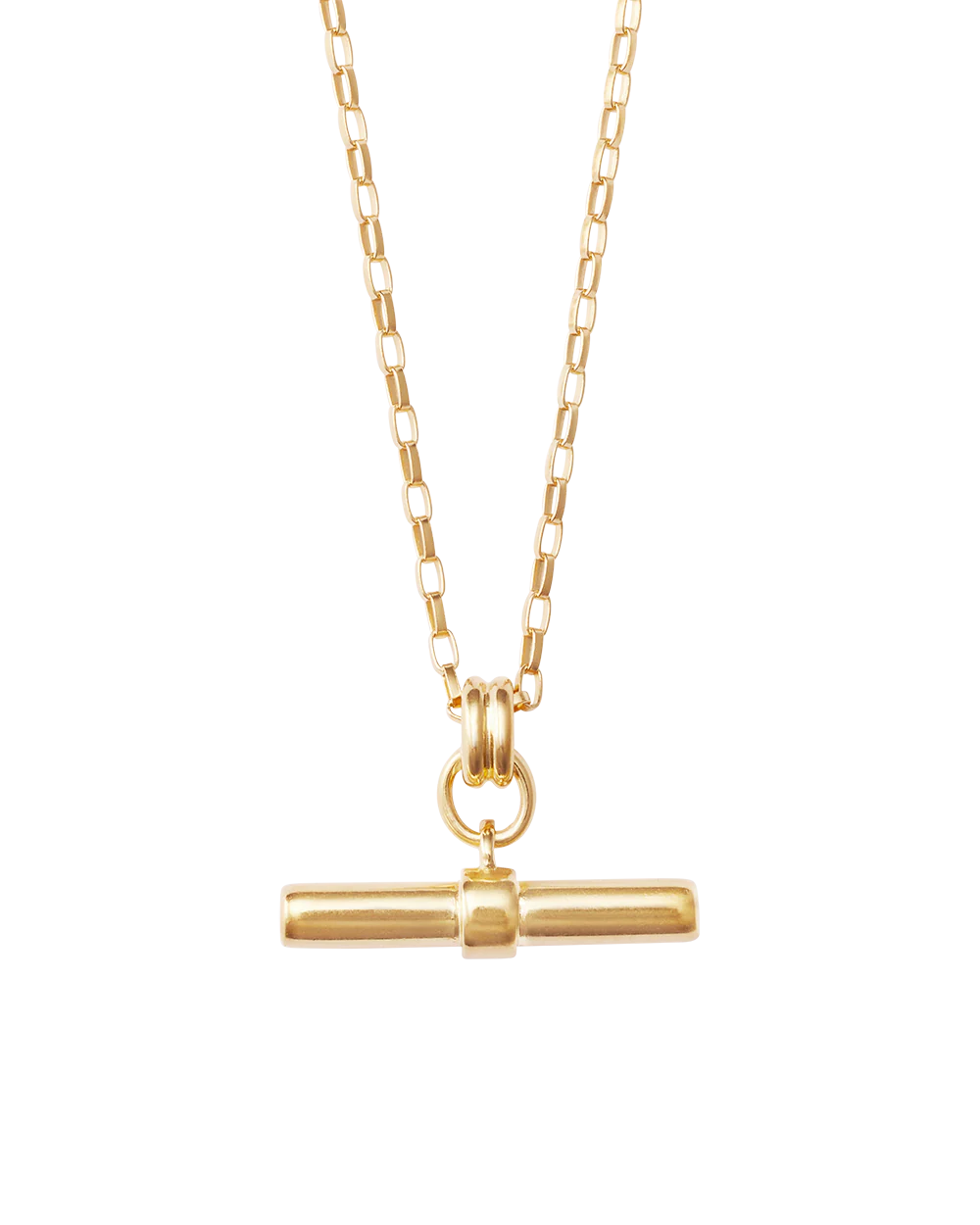 ROAM T-BAR NECKLACE (18K GOLD VERMEIL)
