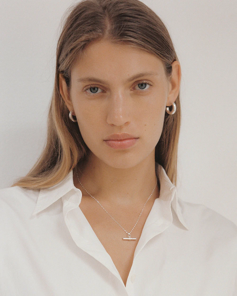 ROAM T-BAR NECKLACE (STERLING SILVER) - Image 2