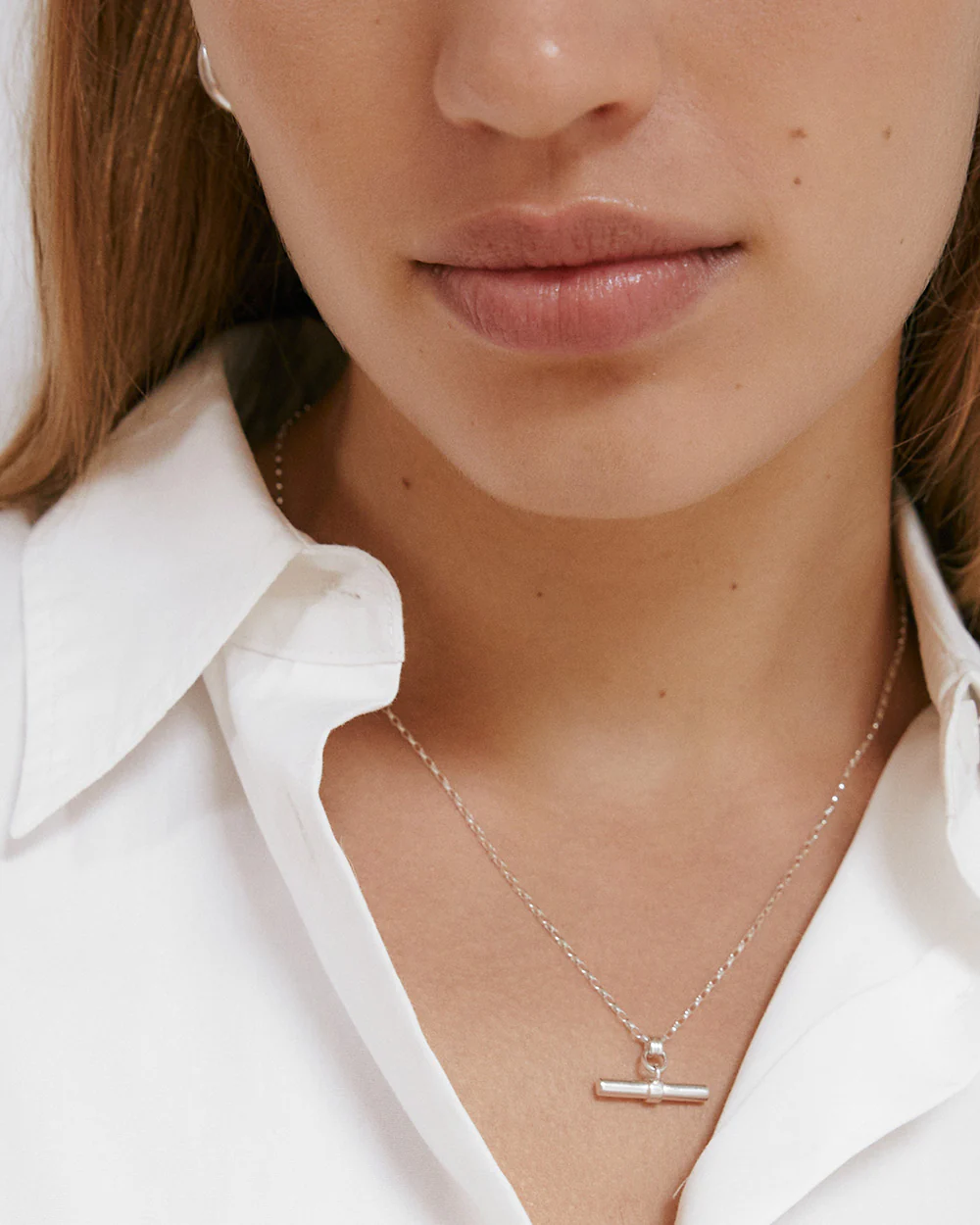ROAM T-BAR NECKLACE (STERLING SILVER) - Image 3