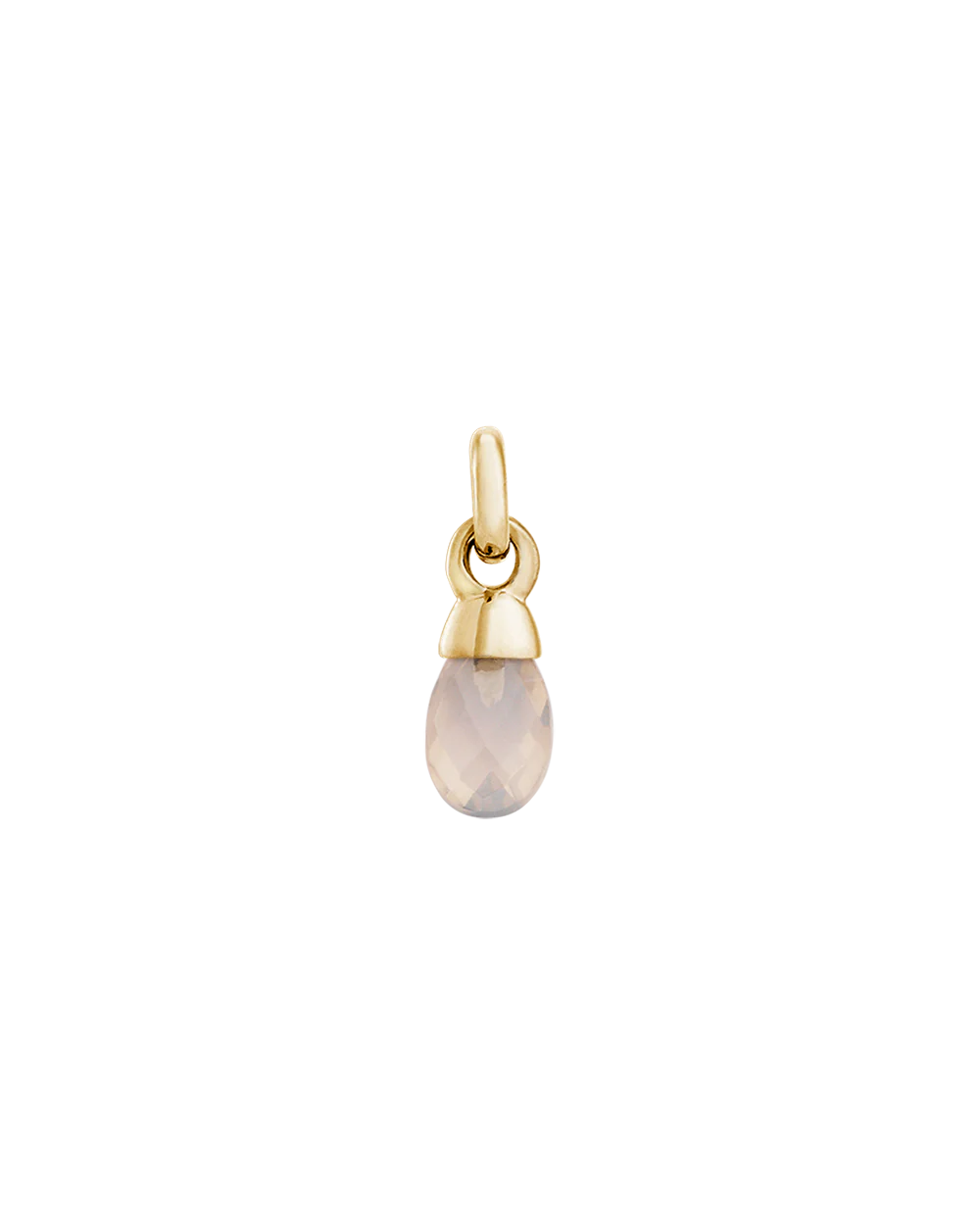 ROSE QUARTZ GEMSTONE (18K GOLD VERMEIL)