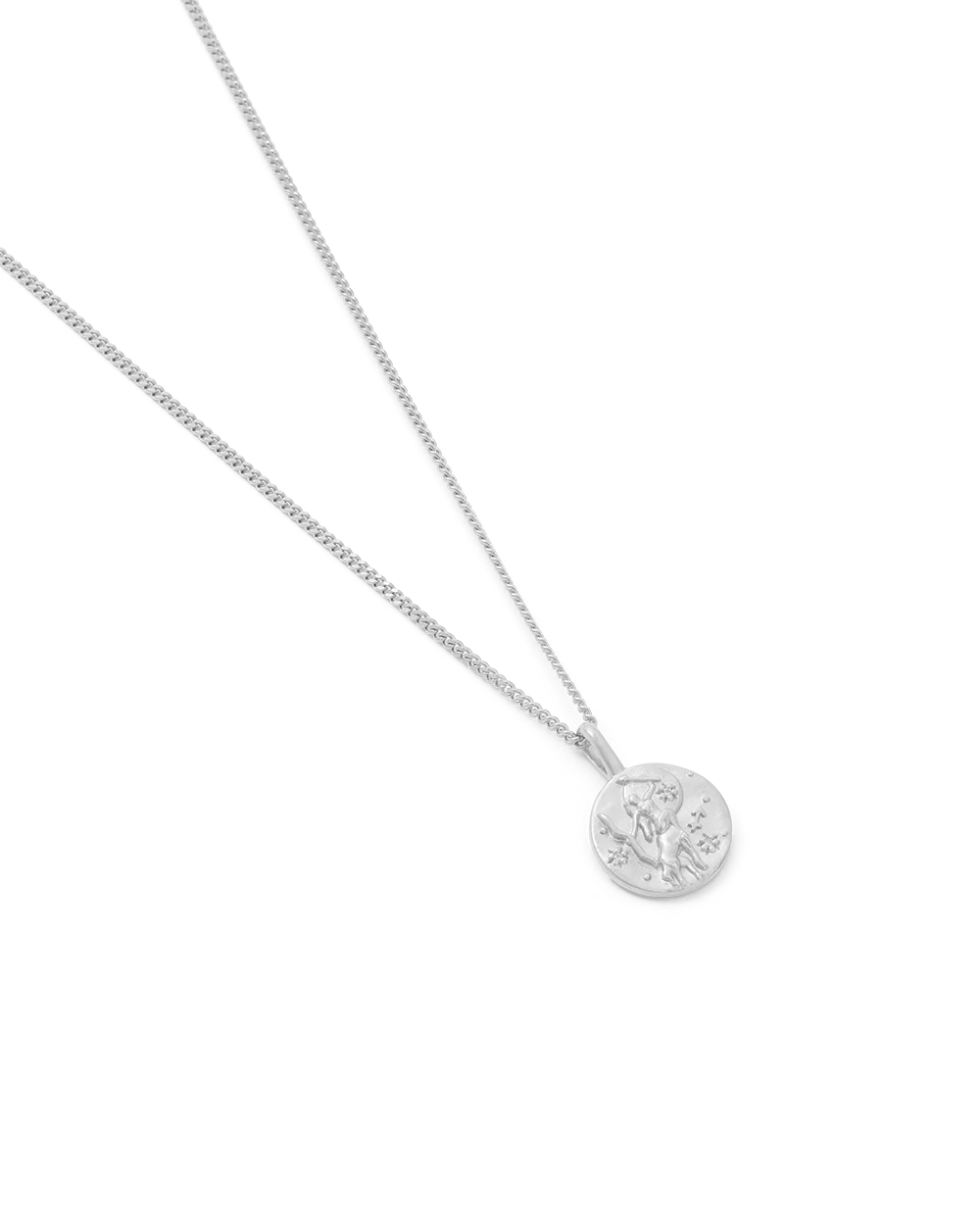 SAGITTARIUS PETITE ZODIAC NECKLACE (STERLING SILVER) - Image 4